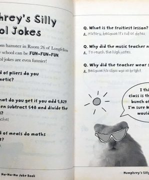 Alternative view of Humphrey's ha-ha-ha joke book