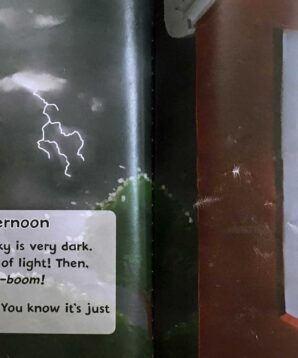 Alternative view of It's a thunderstorm