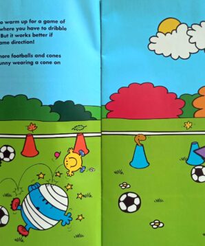 Alternative view of Mr. Men football sticker scene book