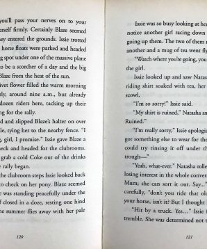 Alternative view of Pony Club secrets: Mystic and Blaze