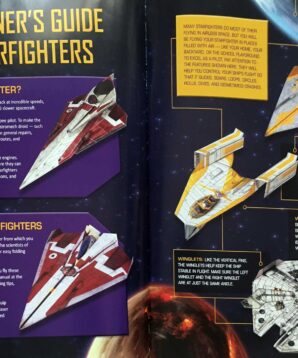 Alternative view of Star Wars folded flyers