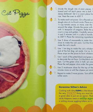 Alternative view of The Geronimo Stilton cookbook