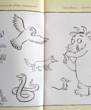 Alternative view of The Gruffalo colouring book