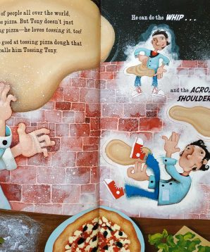 Alternative view of Tony and the pizza champions