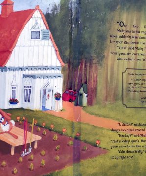 Alternative view of Uncle Rabbit's busy visit