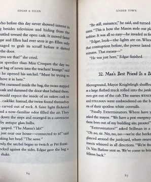 Alternative view of Edgar and Ellen: under town