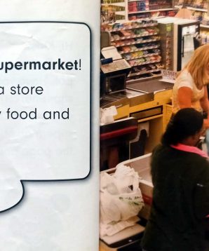 Alternative view of What happens at a supermarket?