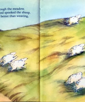 Alternative view of Wild Rose's weaving