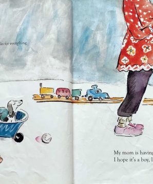 Alternative view of Will it be a baby brother?