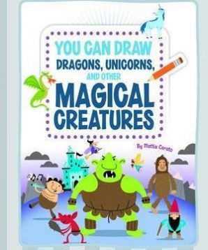 You can draw dragons, unicorns, and other magical creatures