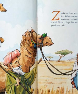 Alternative view of Zarafa: the giraffe who walked to the king