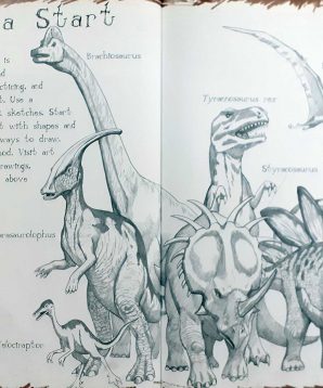 Alternative view of How to draw dinosaurs and other prehistoric creatures