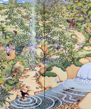 Alternative view of Minnow and the bear