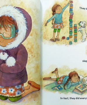 Alternative view of Olive and Snowflake