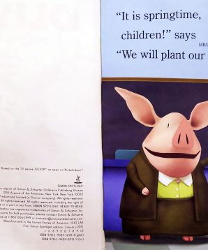 Alternative view of Olivia plants a garden