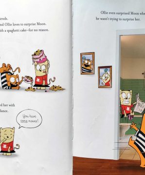 Alternative view of Ollie and Moon