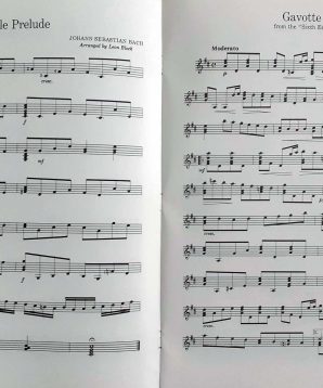 Alternative view of Bach again for the guitar