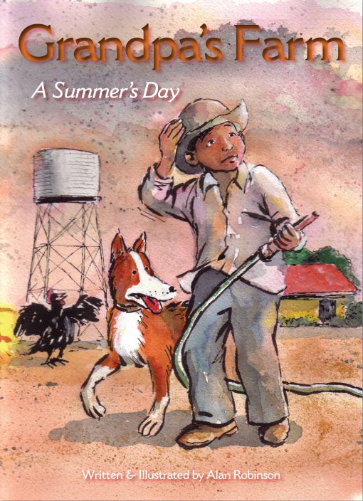 Grandpa's farm: a summer's day