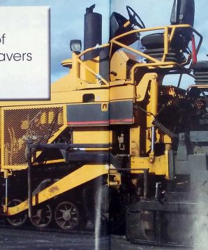 Alternative view of City machines: asphalt pavers