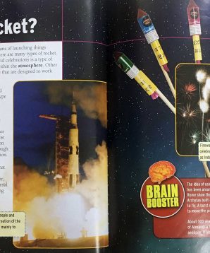 Alternative view of Exploring space: rockets