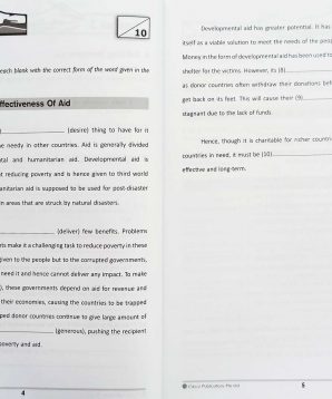 Alternative view of Lower secondary English editing