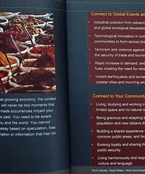 Alternative view of Think critically, read widely, write convincingly