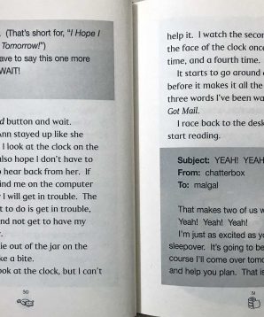 Alternative view of Mallory's super sleepover