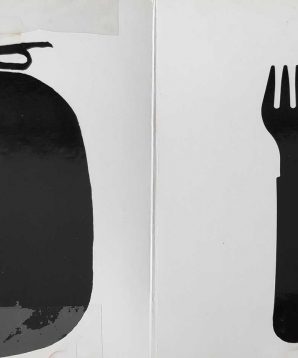 Alternative view of Black on white