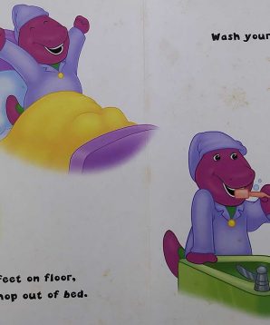 Alternative view of Barney: hello, day