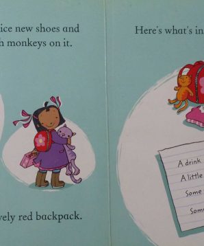 Alternative view of Max and Millie start school