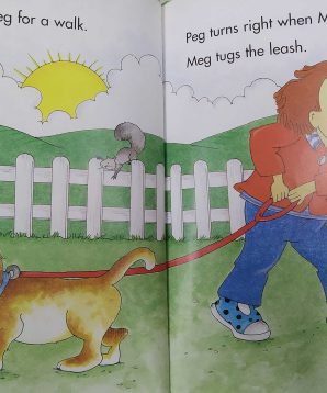 Alternative view of Meg takes a walk