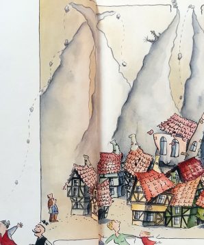 Alternative view of Oscar and the very hungry dragon