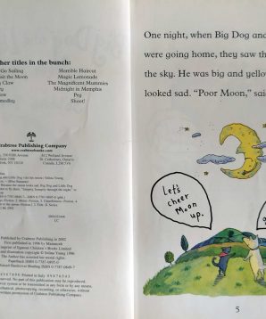 Alternative view of Big Dog and Little Dog visit the moon