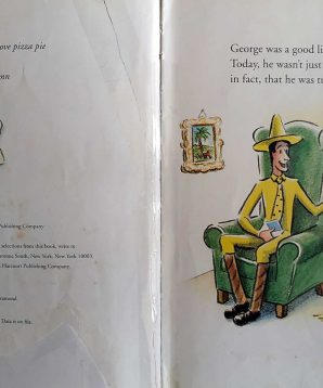 Alternative view of Curious George and the pizza party