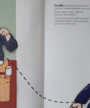 Alternative view of Freddy's hockey hero