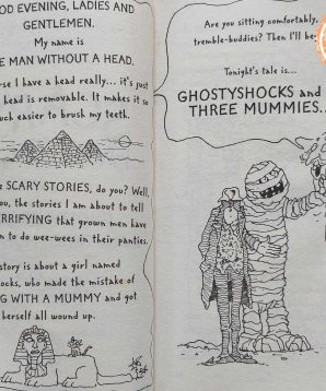 Alternative view of Ghostyshocks and the three mummies