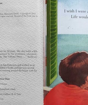 Alternative view of I wish I were a humpback whale