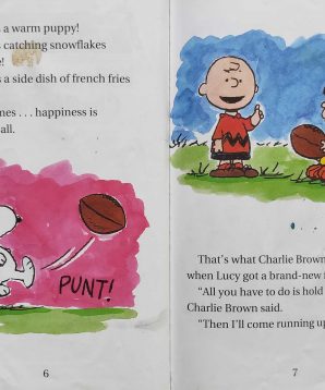 Alternative view of Kick the football, Charlie Brown