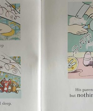 Alternative view of Oliver and the noisy baby