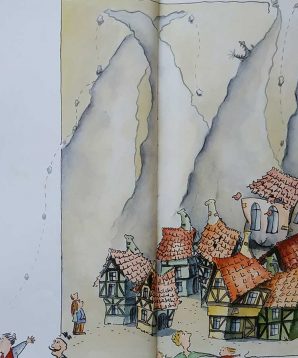 Alternative view of Oscar and the very hungry dragon