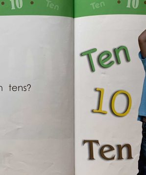 Alternative view of Counting by tens