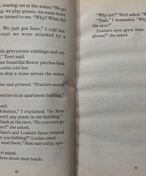 Alternative view of Goosebumps: ghost beach