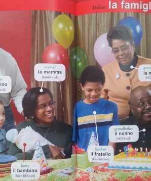 Alternative view of My first book of Italian words