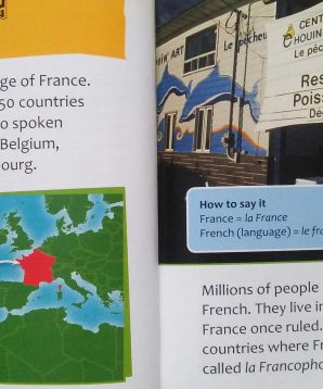 Alternative view of Languages of the world: French