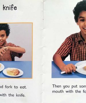 Alternative view of Let's look at a knife and fork