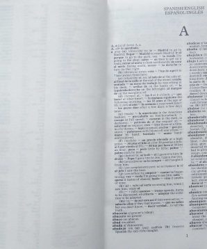 Alternative view of Webster's new world: Spanish dictionary