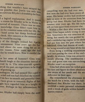 Alternative view of Summer mahogany