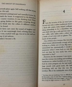 Alternative view of The Bartimaeus trilogy: the amulet of Samarkand