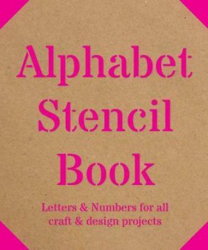 Alphabet stencil book