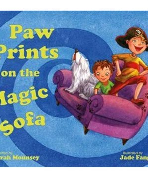 Paw prints on the magic sofa